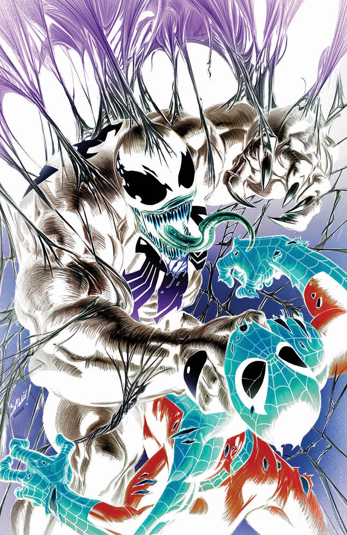 VENOM #1 SONNY'S COMICS EXCLUSIVE MARK BAGLEY VARIANT COVER C