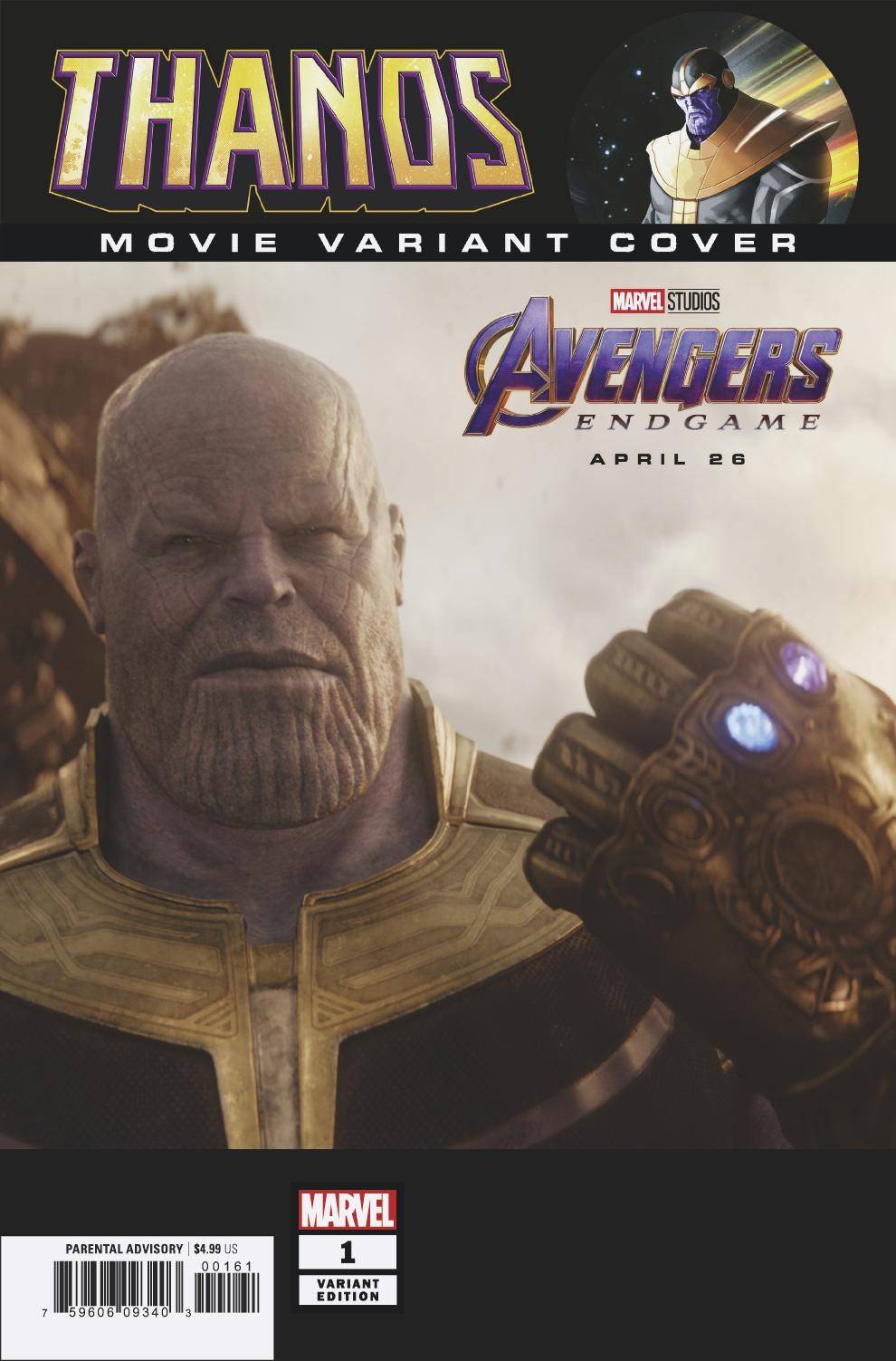 THANOS #1 (OF 6) MOVIE VAR