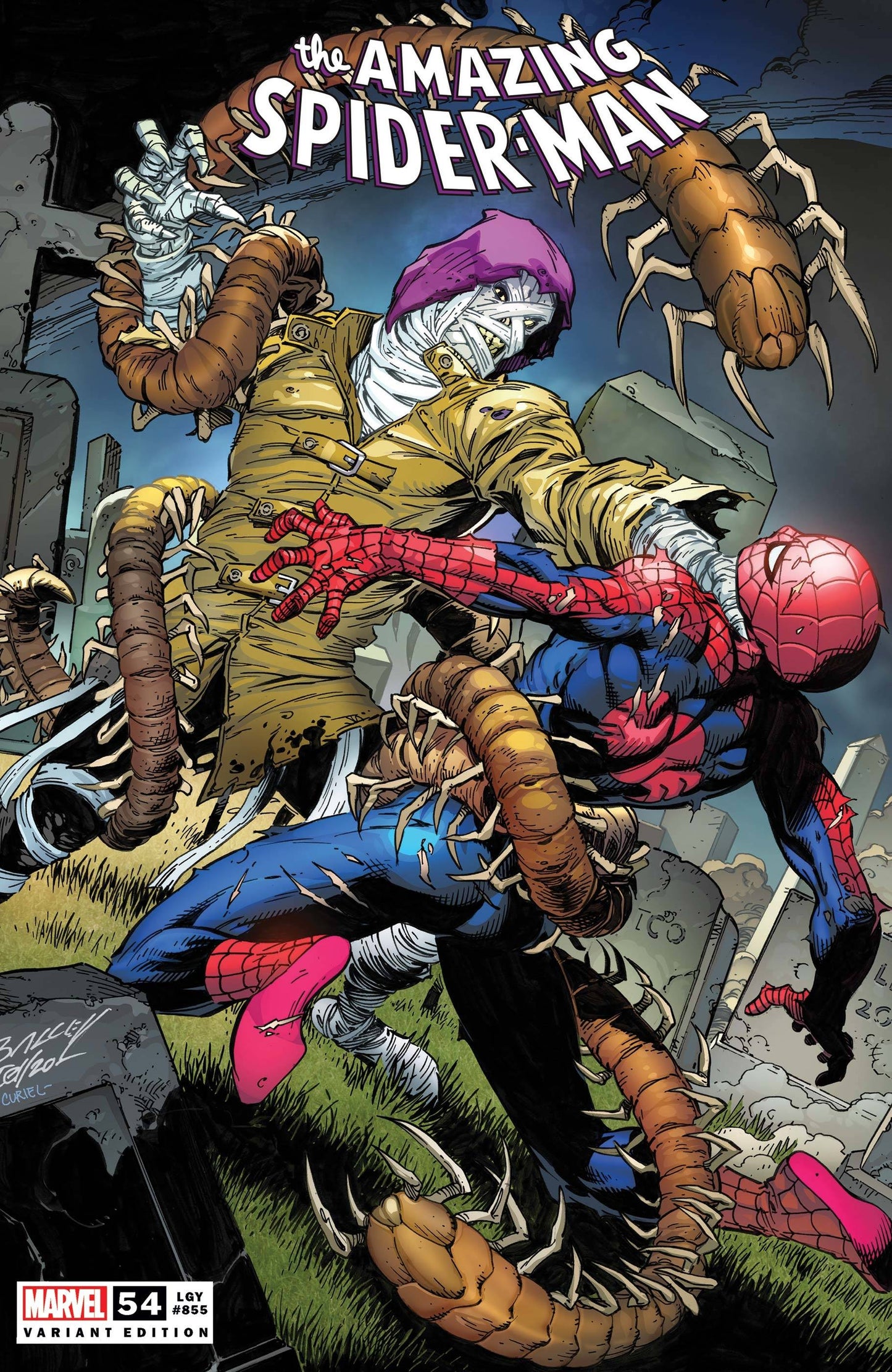 AMAZING SPIDER-MAN #54 BAGLEY VAR LR