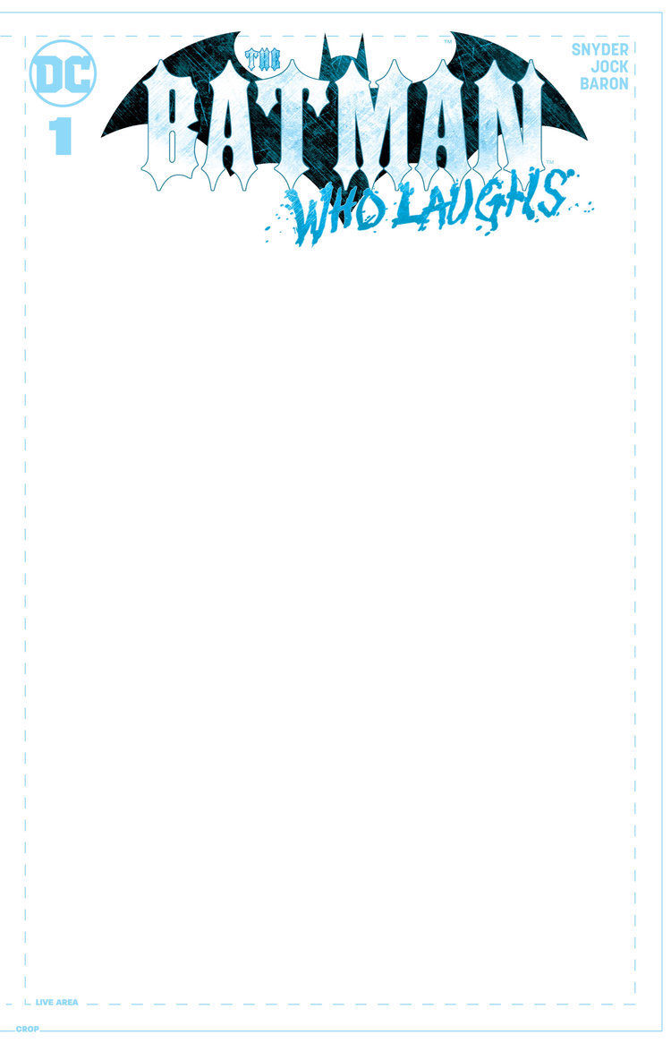 BATMAN WHO LAUGHS #1 BLANK SKETCH COVER EXCLUSIVE