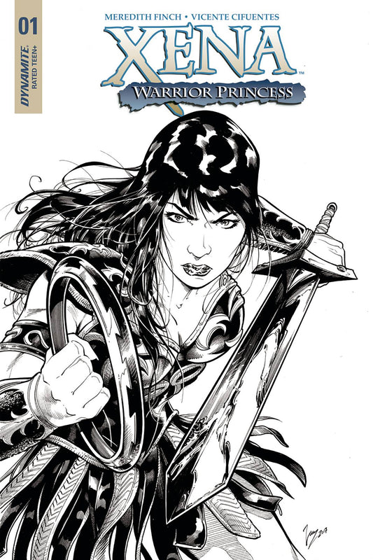 XENA #1 (OF 5) CVR D 20 COPY CIFUENTES B&W INCV