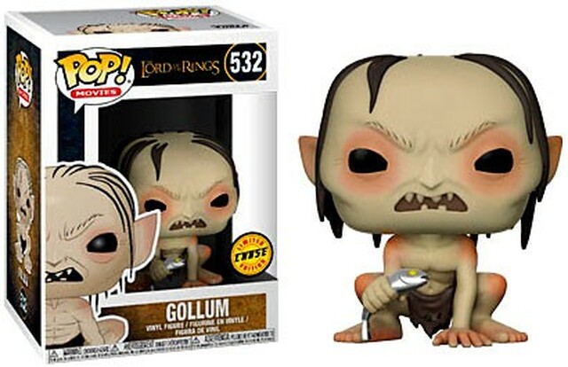Funko Lord of the Rings POP! Movies Gollum Vinyl Figure #532 [Holding Fish, Chase Version]